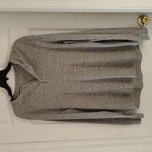 Men's XL long-sleeved thermal henley. Sonoma. Gray.